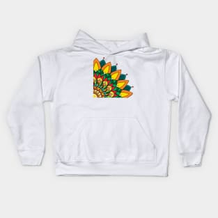 Colourful Mandala Art Kids Hoodie